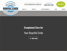 Tablet Screenshot of oregondentist.com